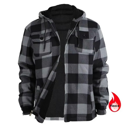 Men’s Fleece Lined Hoodie Jacket