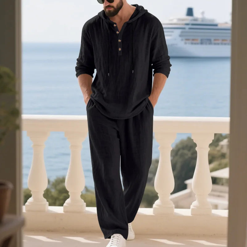 Velure - Coastal Hooded Linen Set