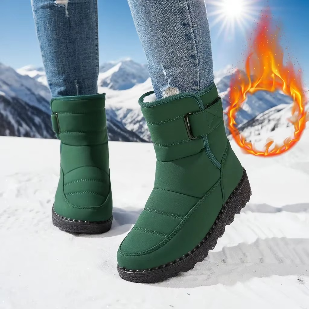 FrostStep™ Women’s Waterproof Plush Snow Boots