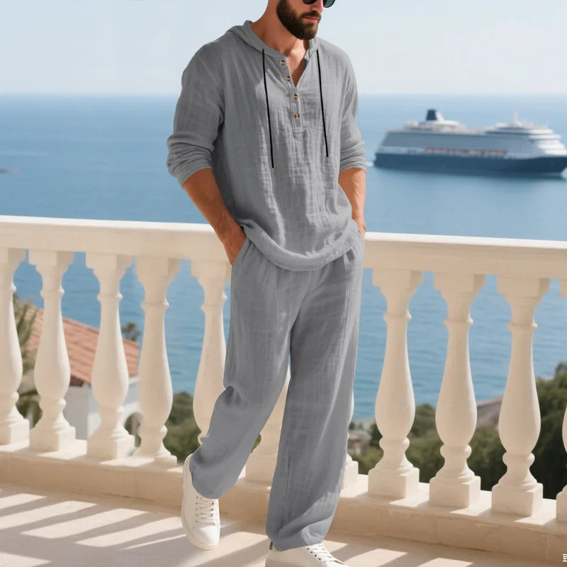 Velure - Coastal Hooded Linen Set