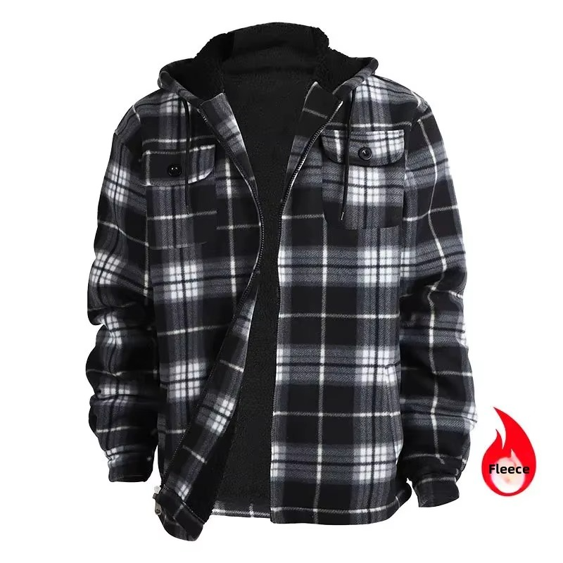 Men’s Fleece Lined Hoodie Jacket