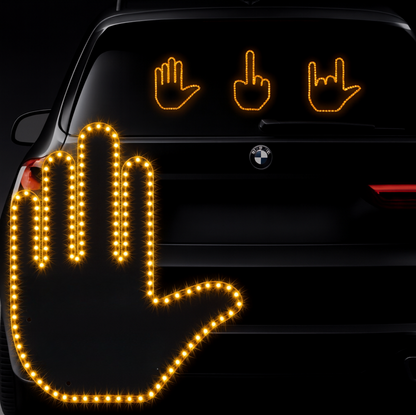 RoadRage™ – LED Middle Finger Sign