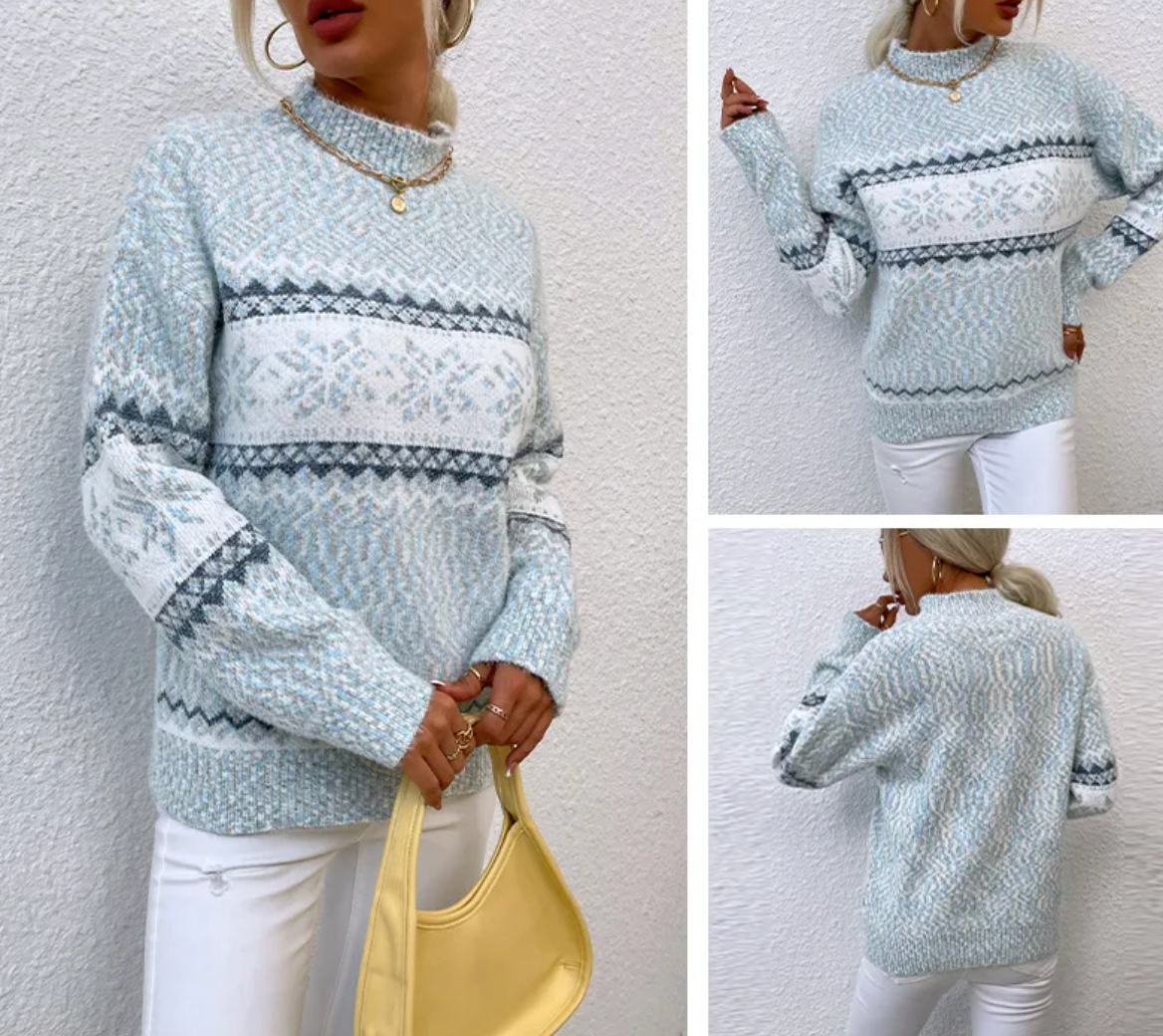 Winter Snowflake Sweater