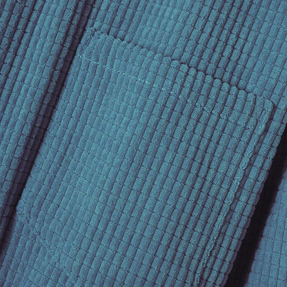 Hooded Corduroy ButtonUp Overshirt