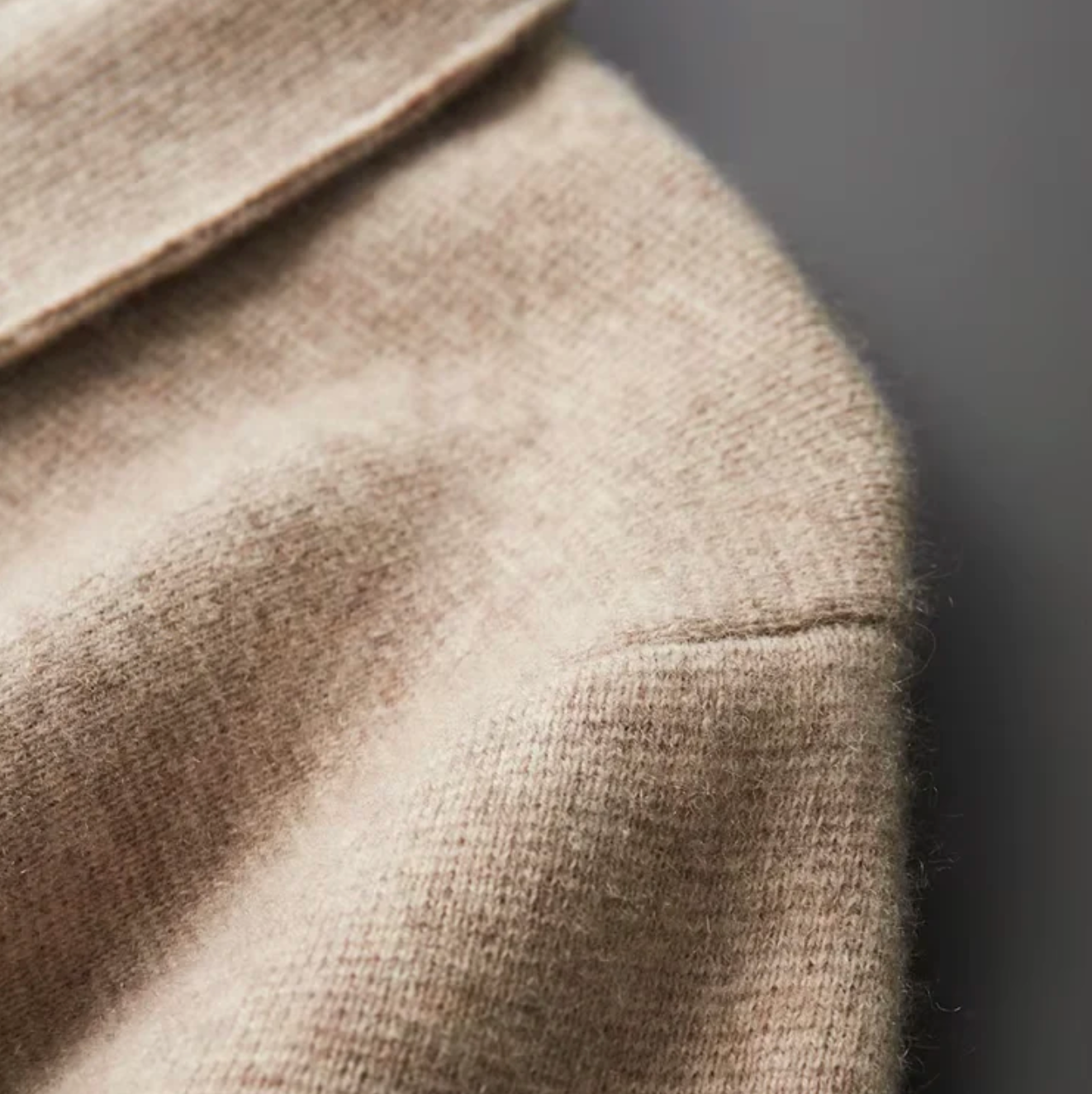 Cashmere Zip Cardigan