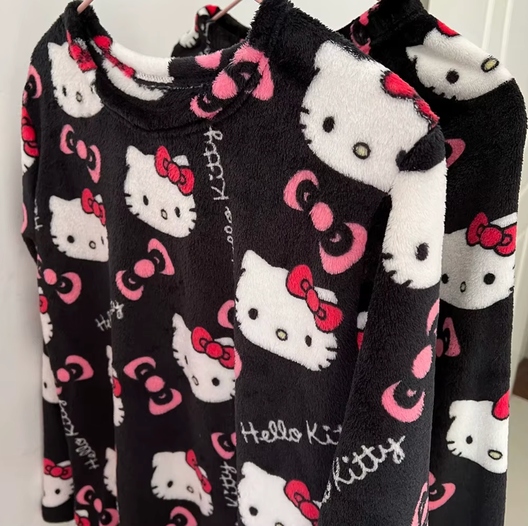 Cute Warm Fleece Pajamas