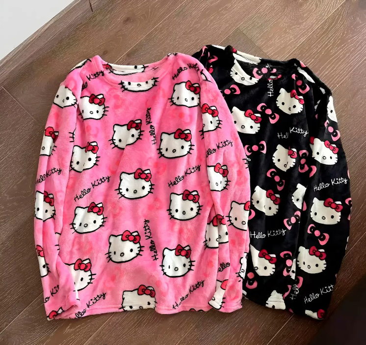 Cute Warm Fleece Pajamas