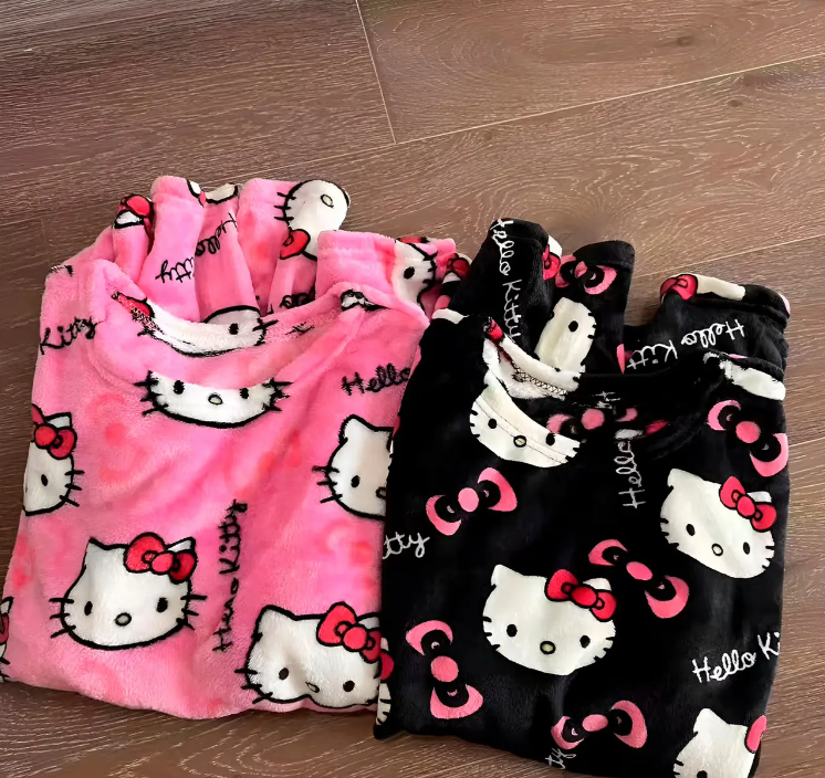 Cute Warm Fleece Pajamas