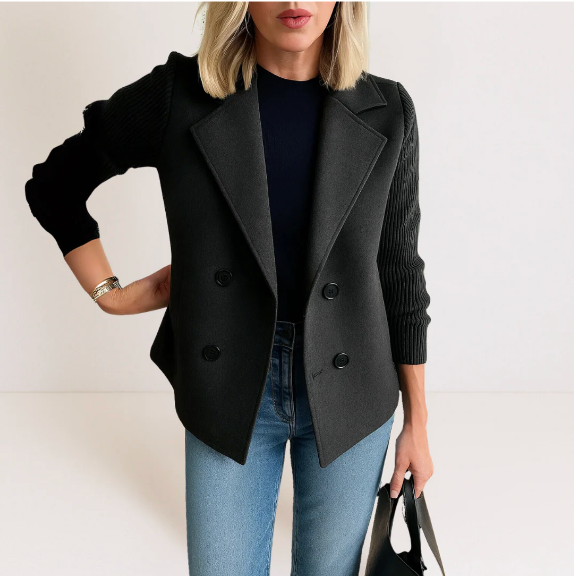 Hybrid Knit Blazer