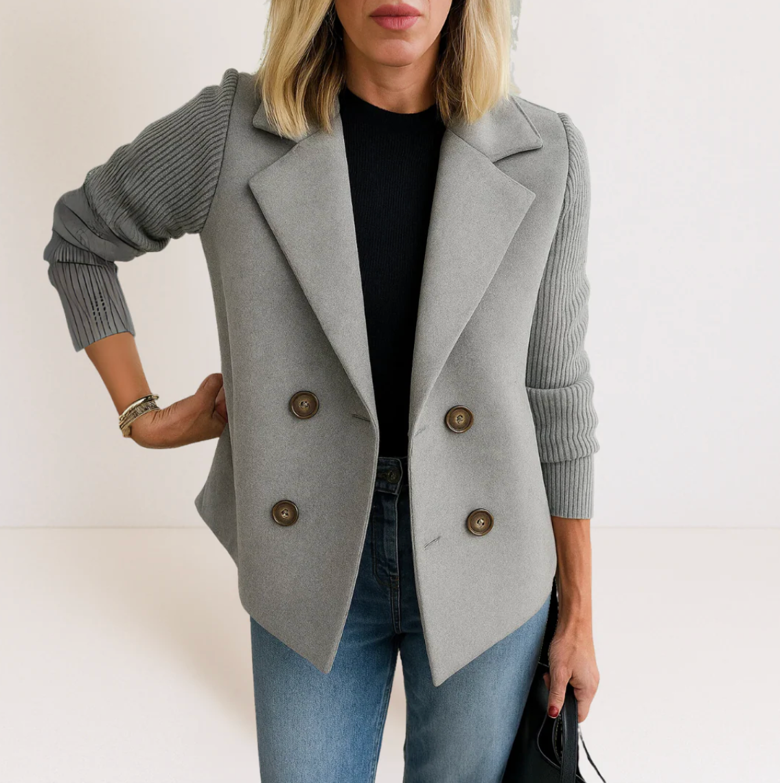 Hybrid Knit Blazer