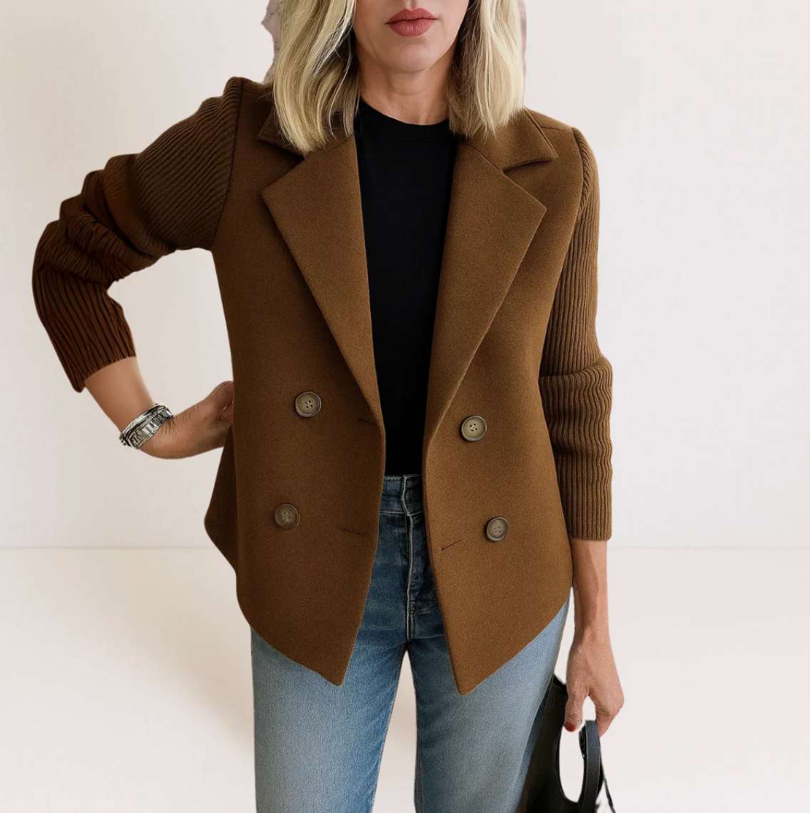 Hybrid Knit Blazer