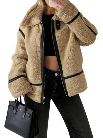 Aspen Shearling Moto Jacket