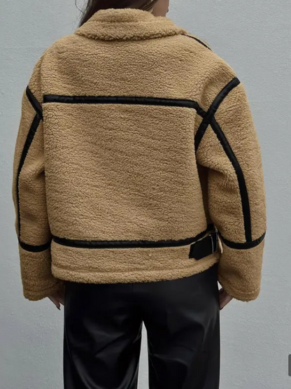 Aspen Shearling Moto Jacket