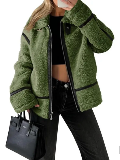 Aspen Shearling Moto Jacket