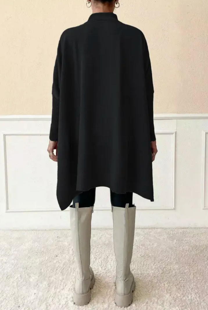 Luxe Ease Oversized Mockneck Sweater