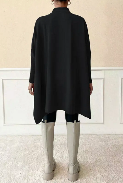 Luxe Ease Oversized Mockneck Sweater