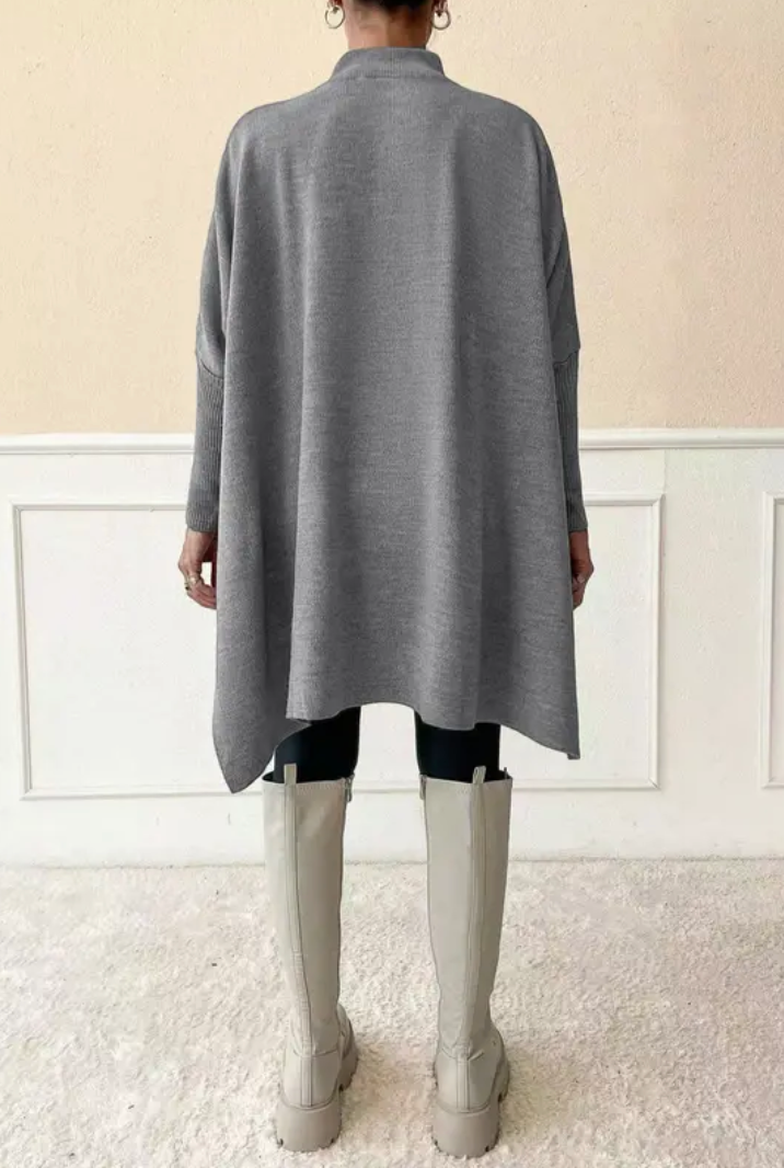 Luxe Ease Oversized Mockneck Sweater