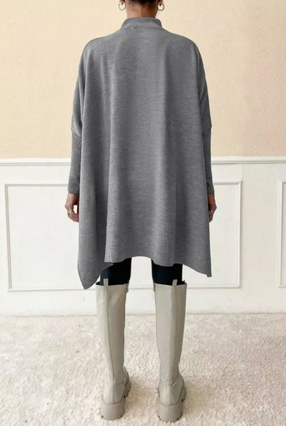 Luxe Ease Oversized Mockneck Sweater