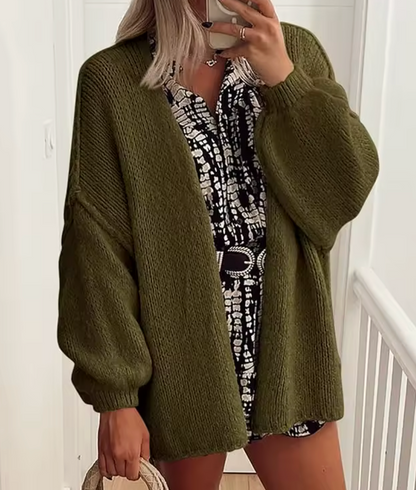 LuxeLoft Oversized Knit Cardigan