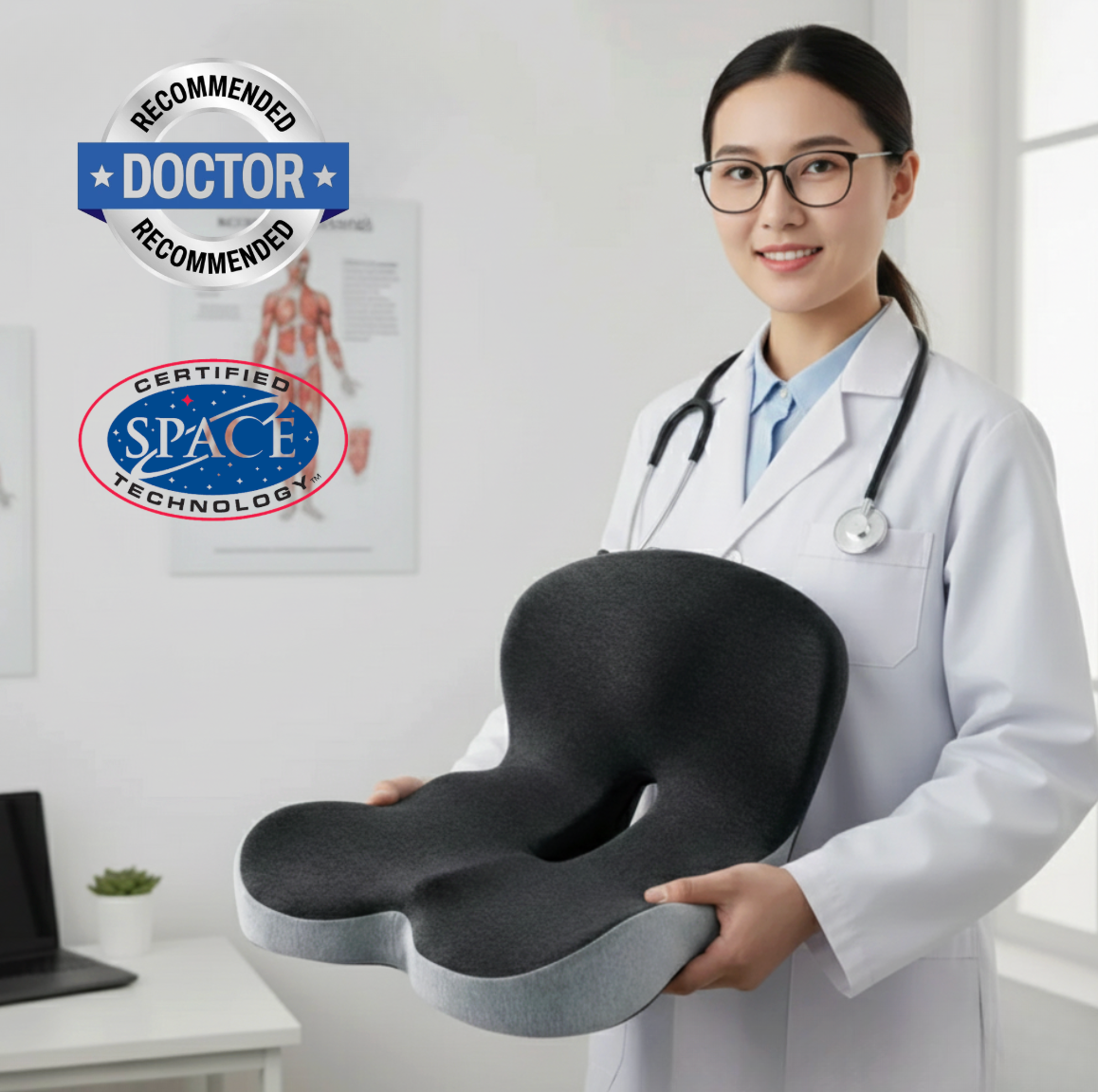 Velure™ -  Instant Back Pain Relief Cushion