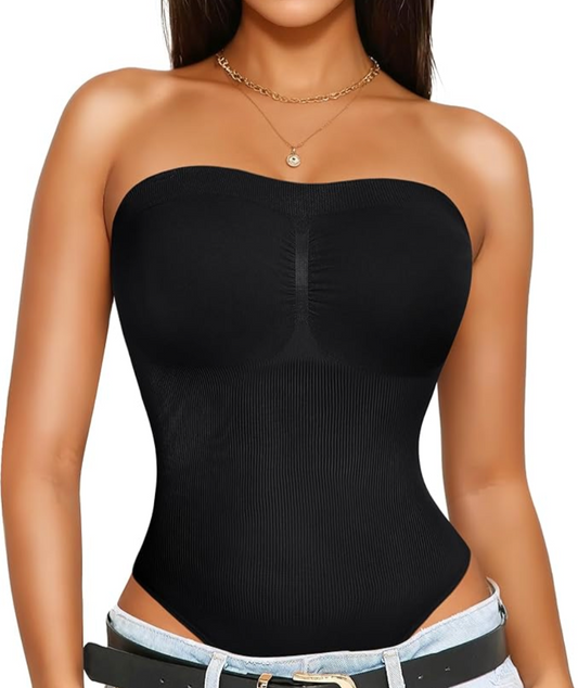 Body Sem Alças 2025 Modelador Ajustado