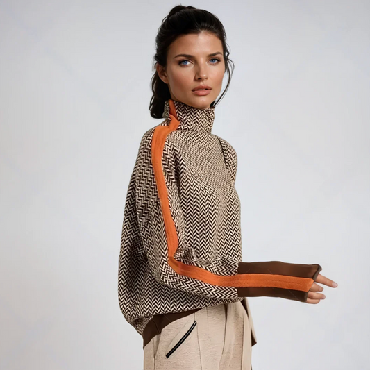 Chevron Knit Sweater