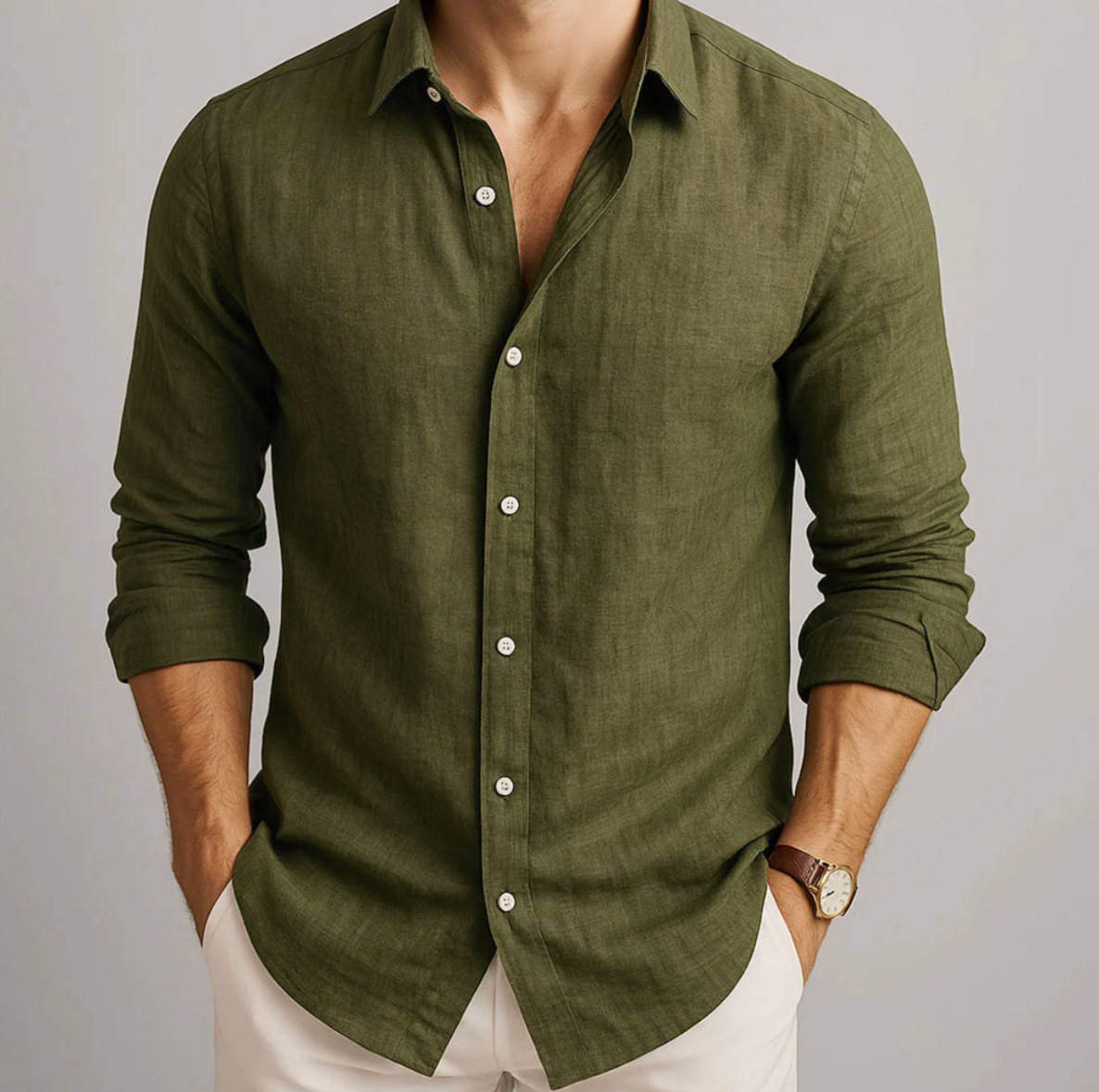 Mediterranean Linen Shirt