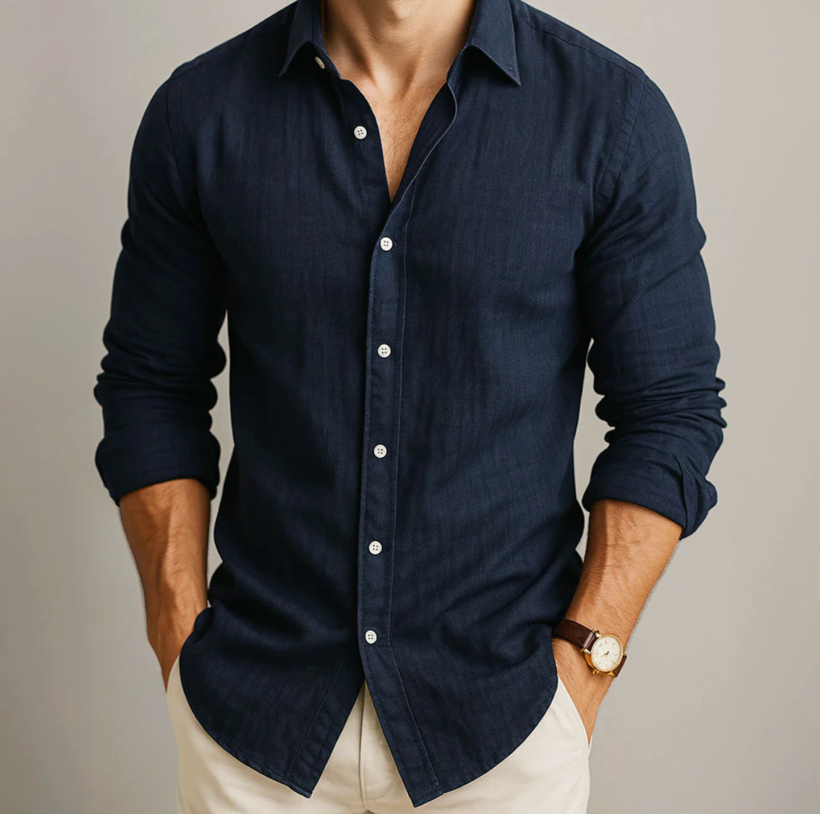 Mediterranean Linen Shirt
