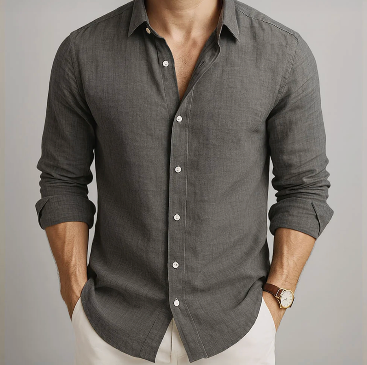 Mediterranean Linen Shirt