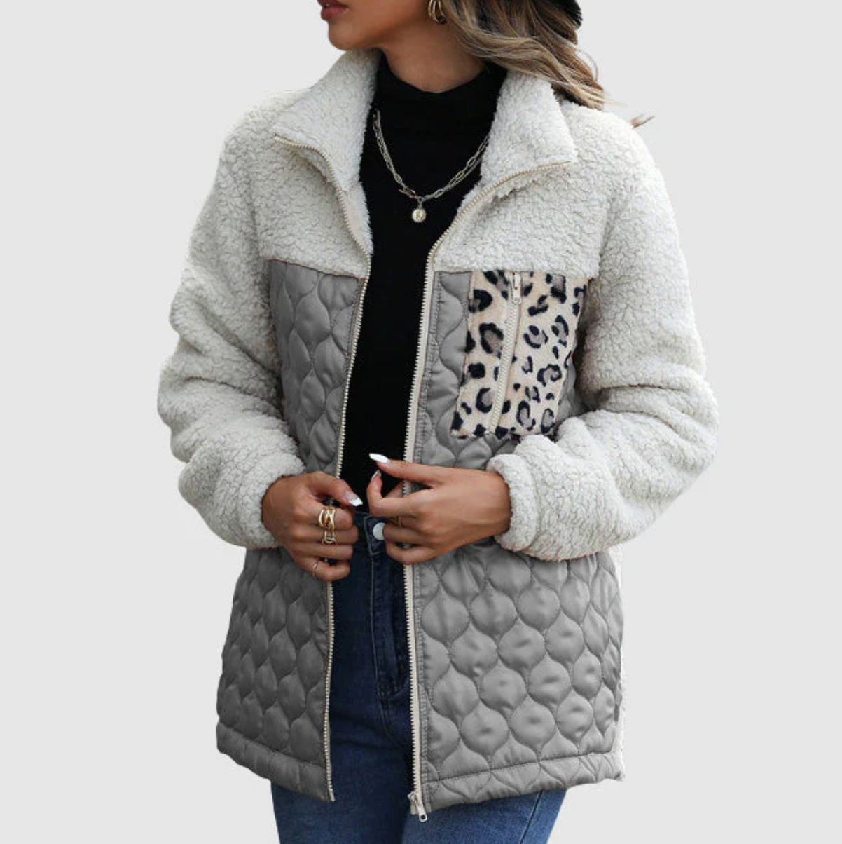 Sherpa Puffer Coat