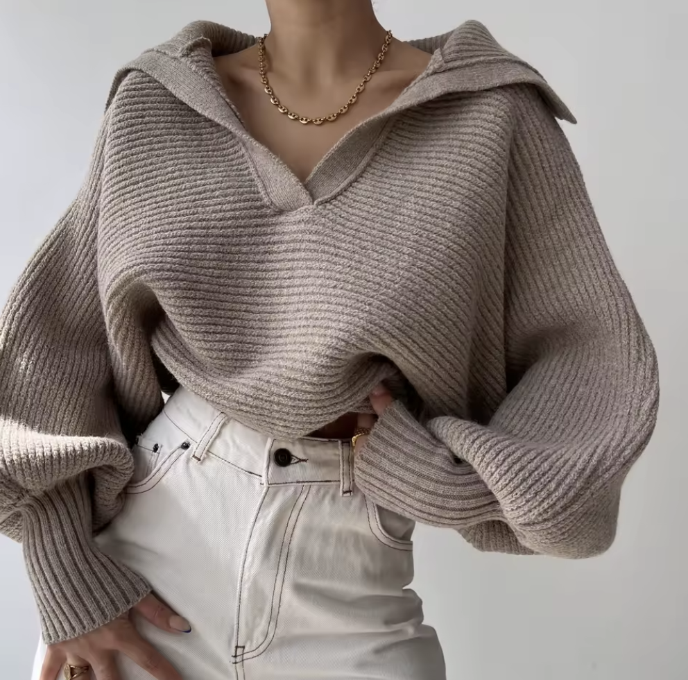 Aurora Turn-Down Knit