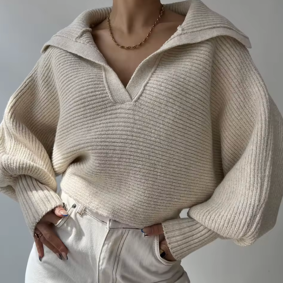 Aurora Turn-Down Knit