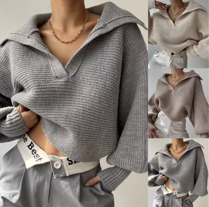 Aurora Turn-Down Knit