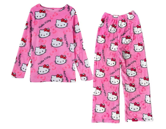 Cute Warm Fleece Pajamas