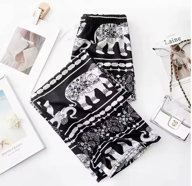 Solaya Print Pants