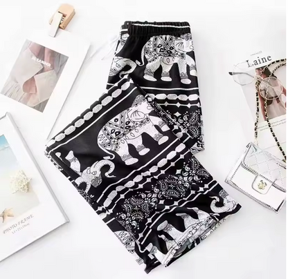 Solaya Print Pants