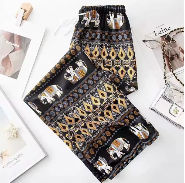 Solaya Print Pants