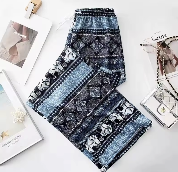 Solaya Print Pants