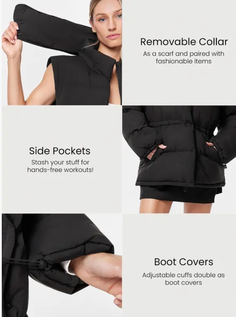 Arctic CloudWrap Convertible Puffer Jacket