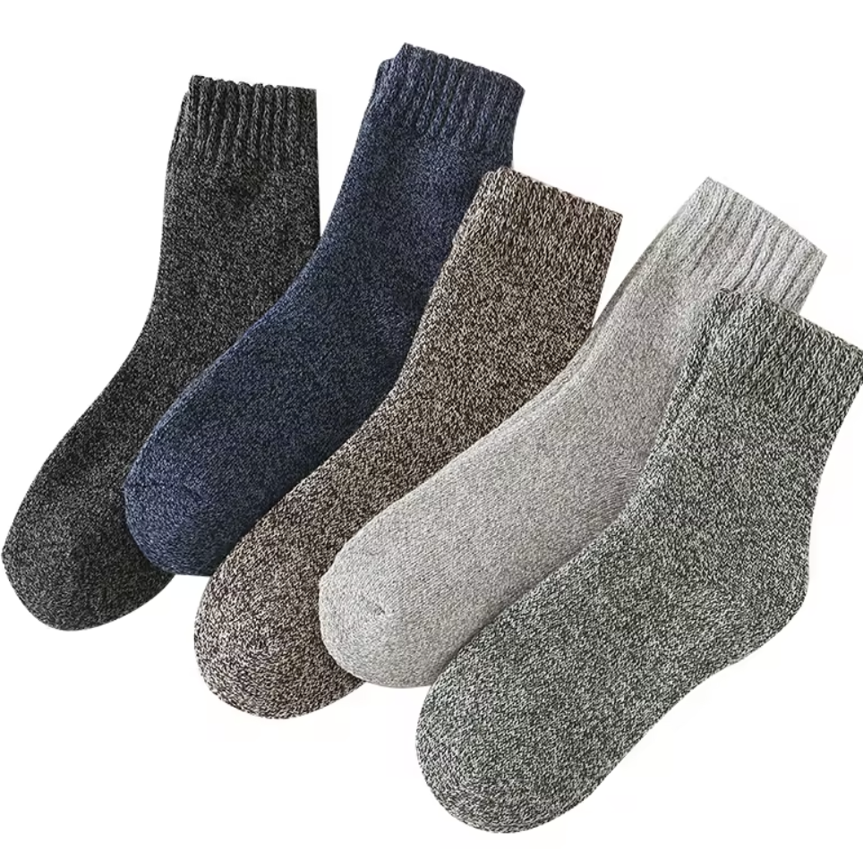 FrostKnit Winter Socks (5-Pair Set)