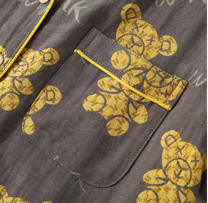 Velure™ – Women's Jacquard 100% Cotton Pajama Set