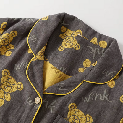 Velure™ – Women's Jacquard 100% Cotton Pajama Set