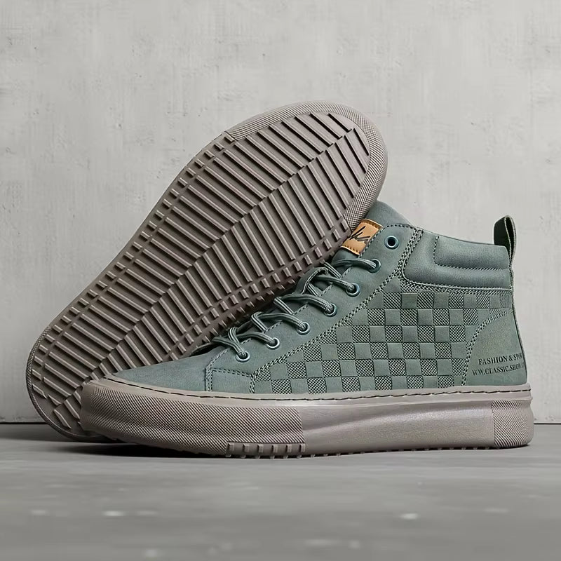 High Top Lace Up Men’s Shoes