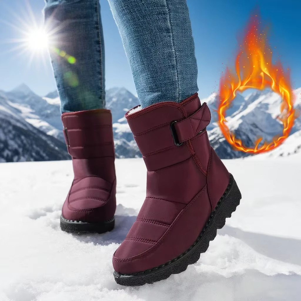 FrostStep™ Women’s Waterproof Plush Snow Boots