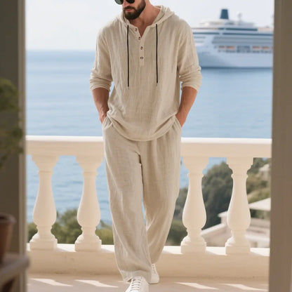 Velure - Coastal Hooded Linen Set