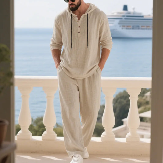 Velure - Coastal Hooded Linen Set