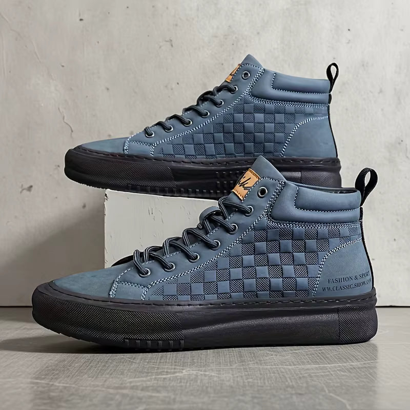 High Top Lace Up Men’s Shoes