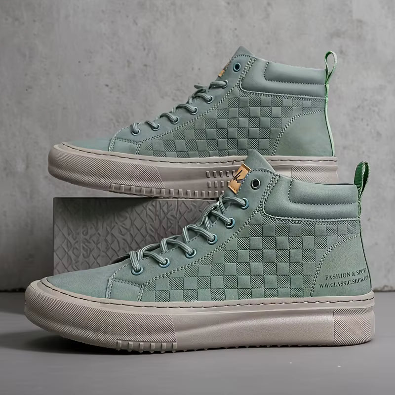 High Top Lace Up Men’s Shoes