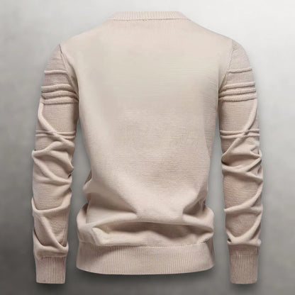 Luxe Grid Knit Sweater