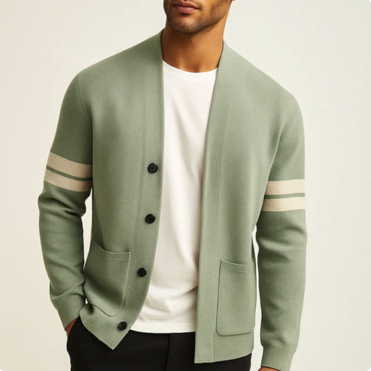 The Classic Button-Front Knit Cardigan
